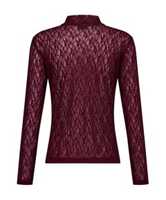 Dames longsleeve bordeaux
