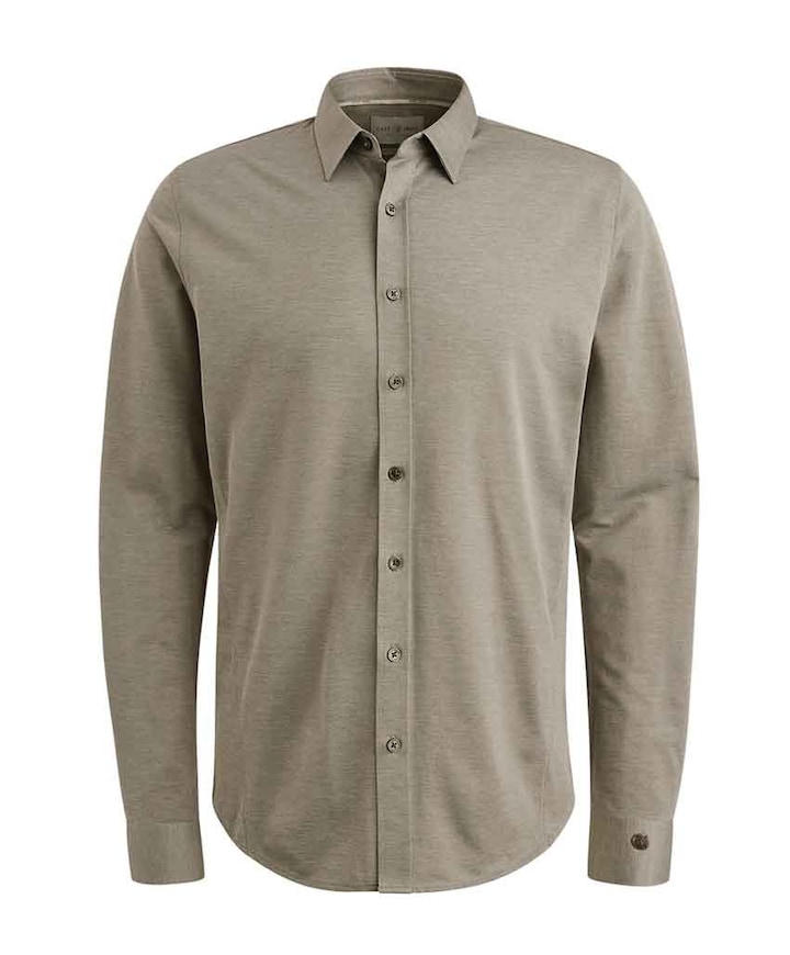 Overhemd lange mouw grijs