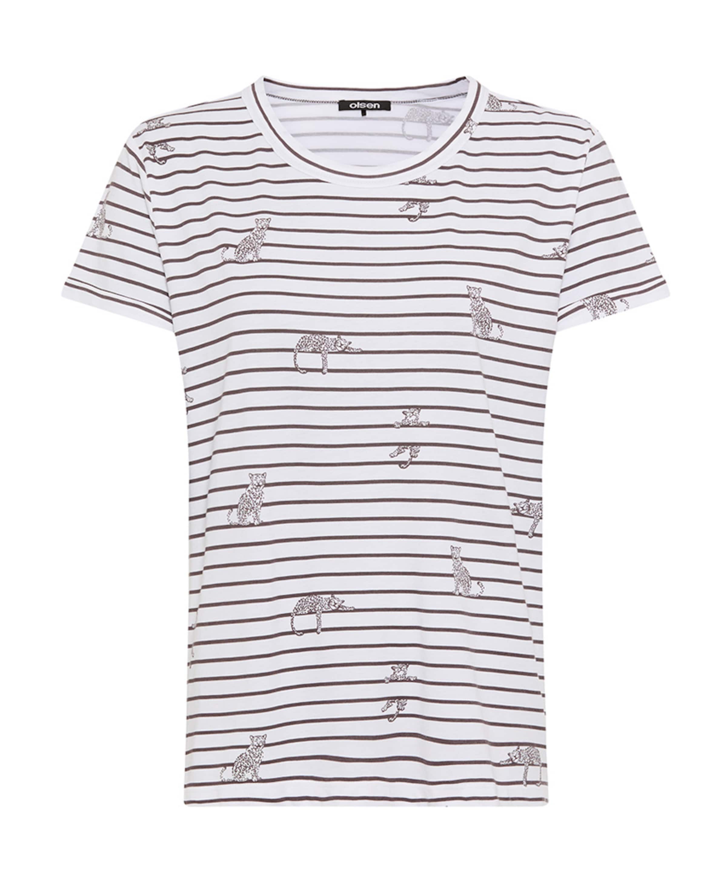 Dames T-shirt bruin