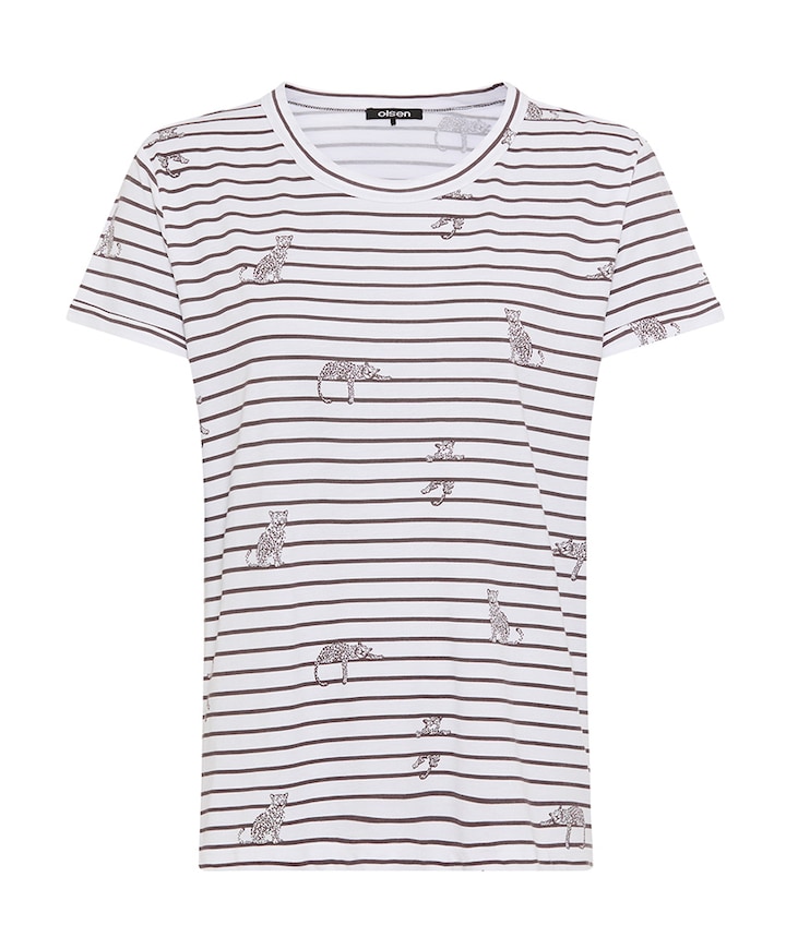 Dames T-shirt bruin
