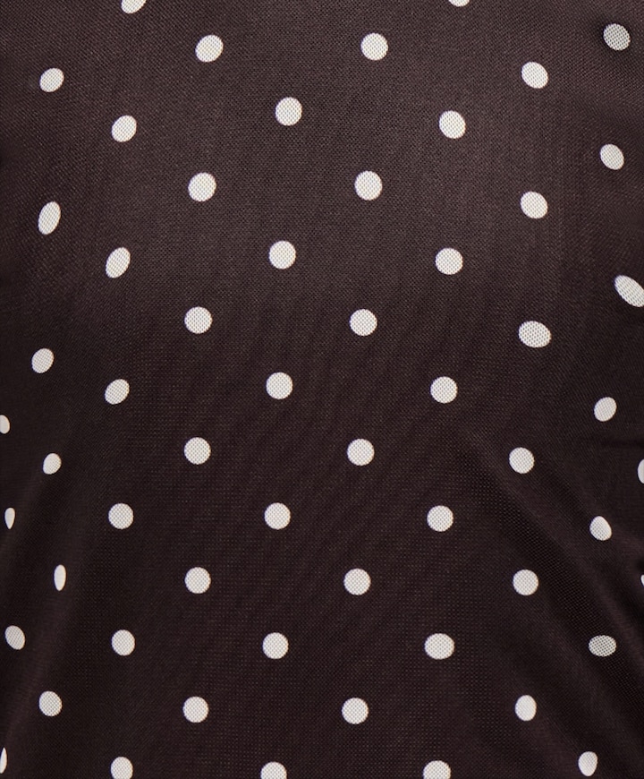 Meisjes longsleeve bruin