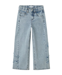 NKFBELLA SKATER DESTROY JEANS 5288- meisjes jeans blauw