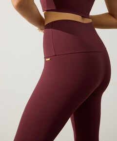 Classic High Waistband dames tights bordeaux
