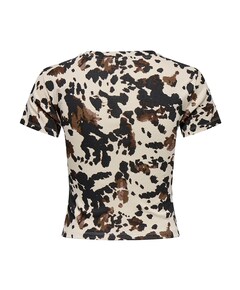 Dames t-shirt beige