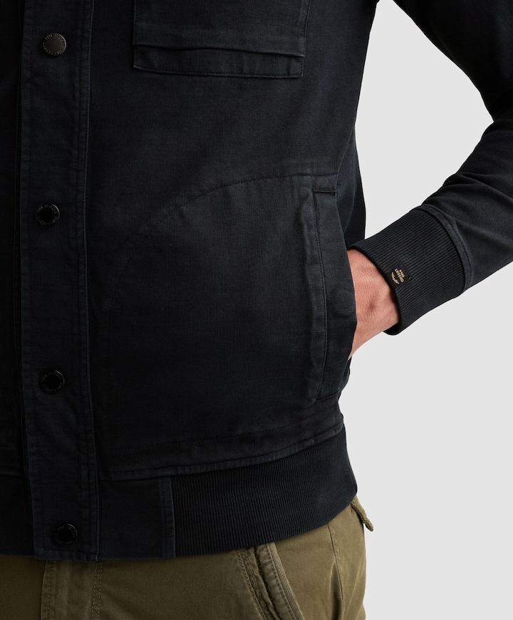 Heren vest blauw