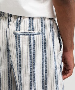 Alex Stripe Short heren korte broek blauw