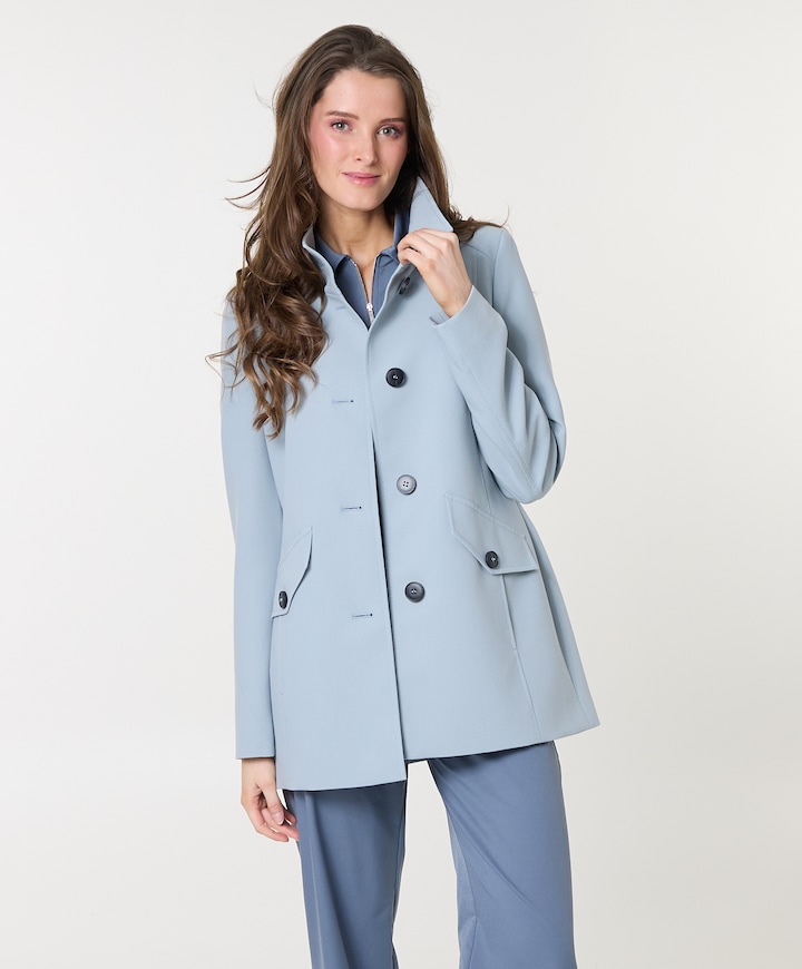 Dames jas blauw