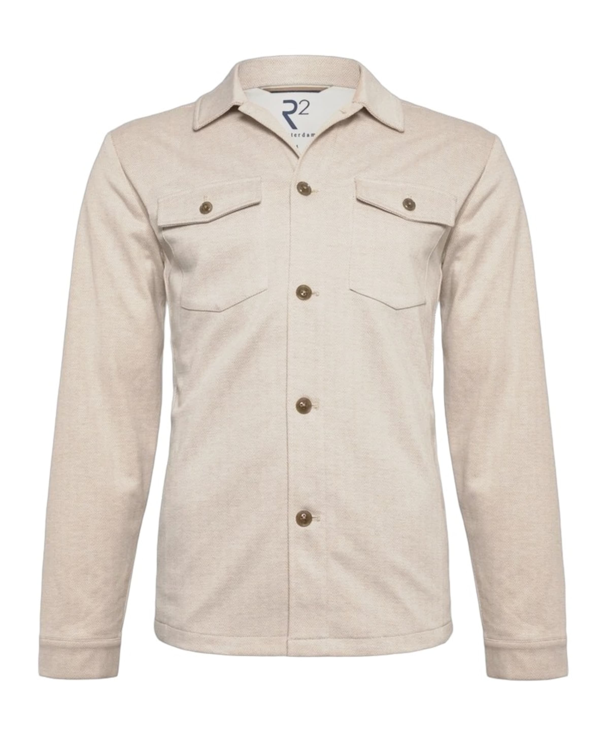 Heren overshirt ecru