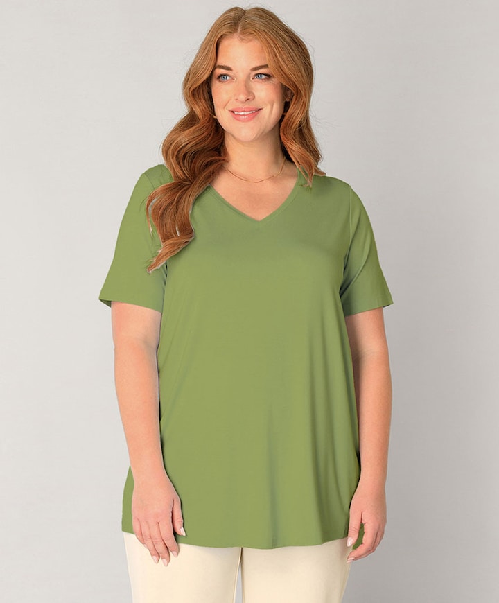 Dames t-shirt groen