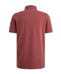 Heren polo bordeaux