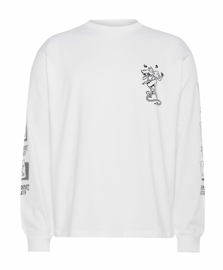 Dames longsleeve wit