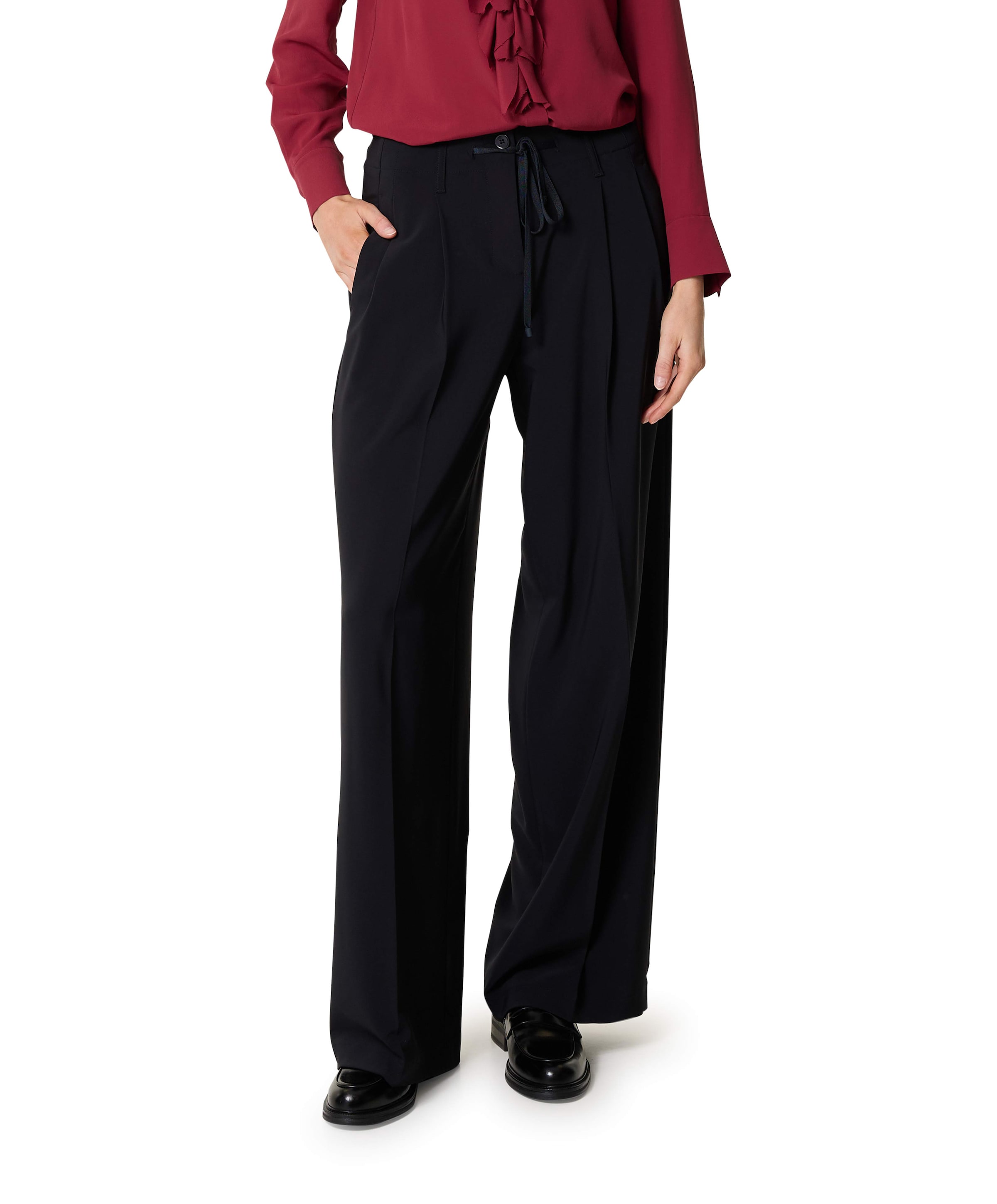 Addison dames broek blauw