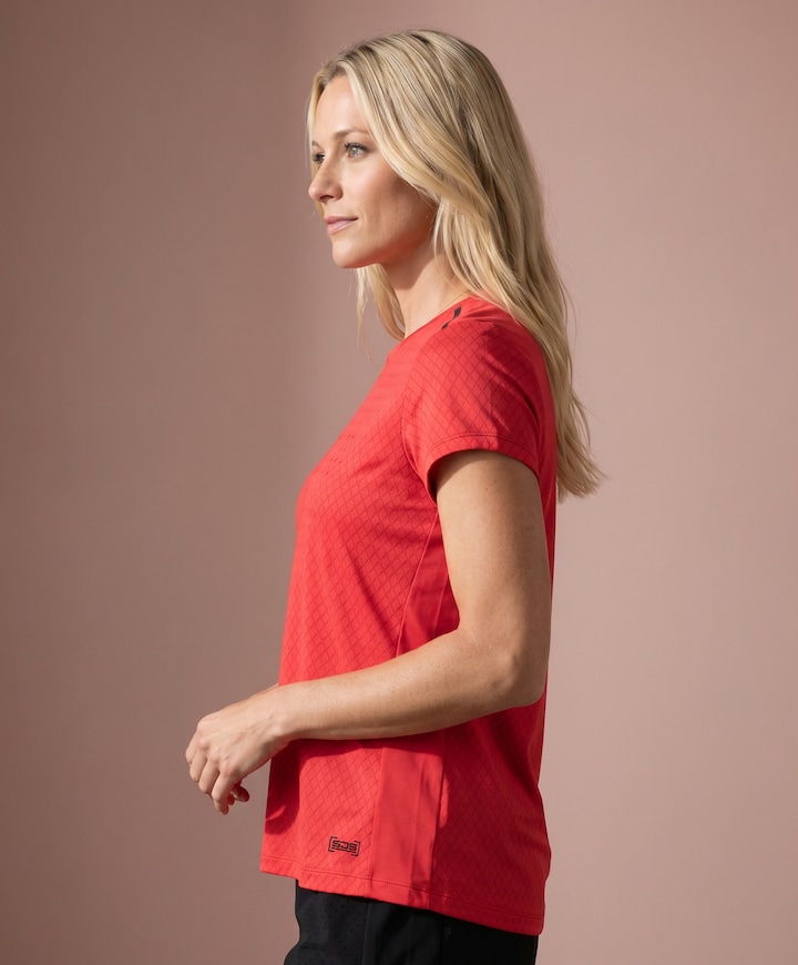 Dames t-shirt rood
