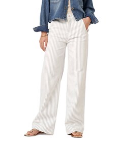 Audrey Wide Leg 5 Pocket dames jeans wit
