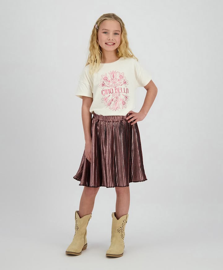 Meisjes t-shirt oranje