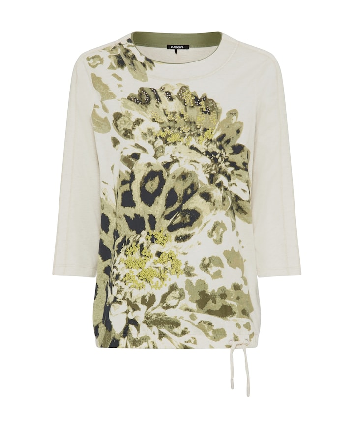 Dames longsleeve groen