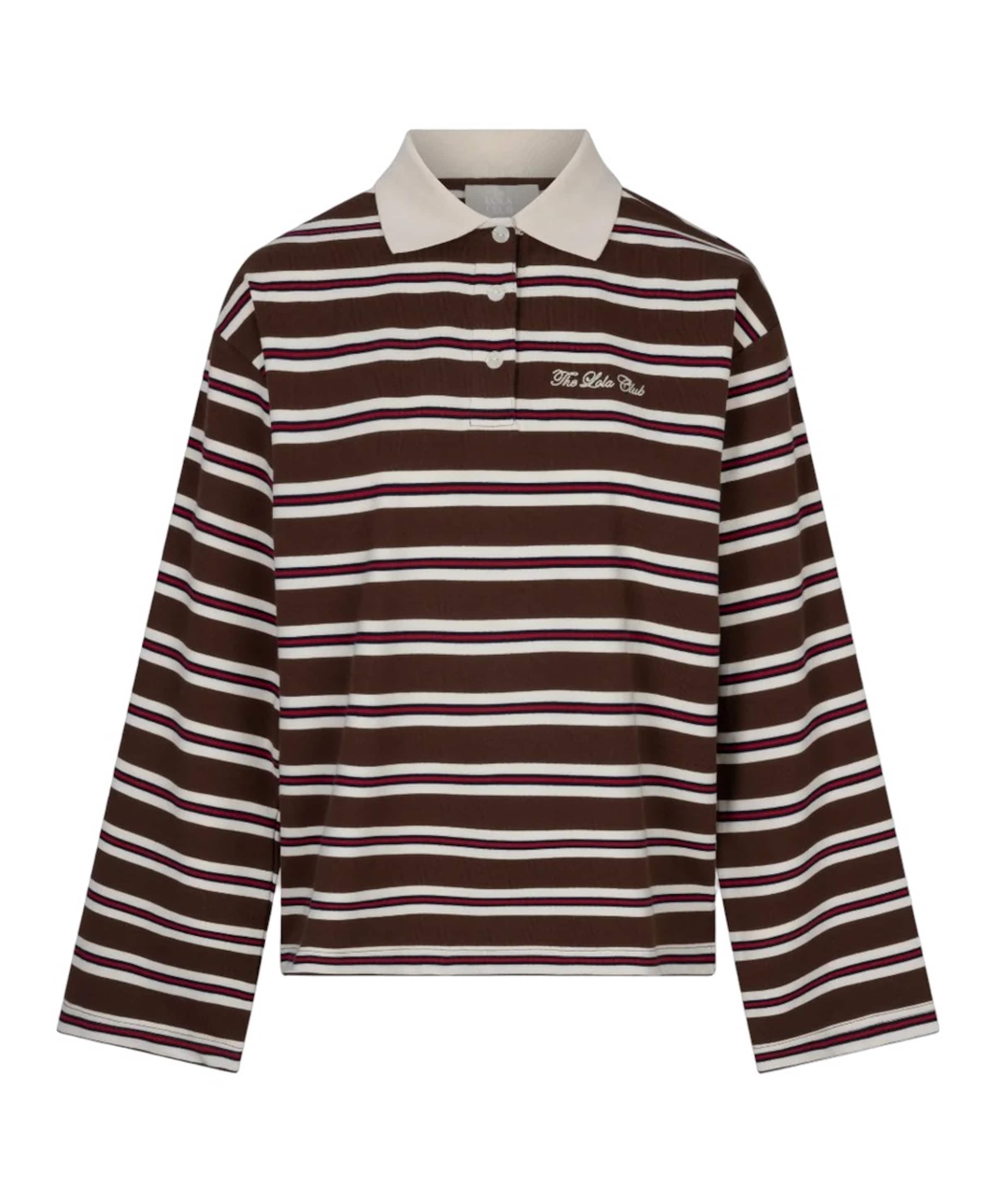Dames polo bruin