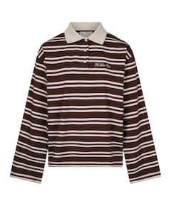 Dames polo bruin