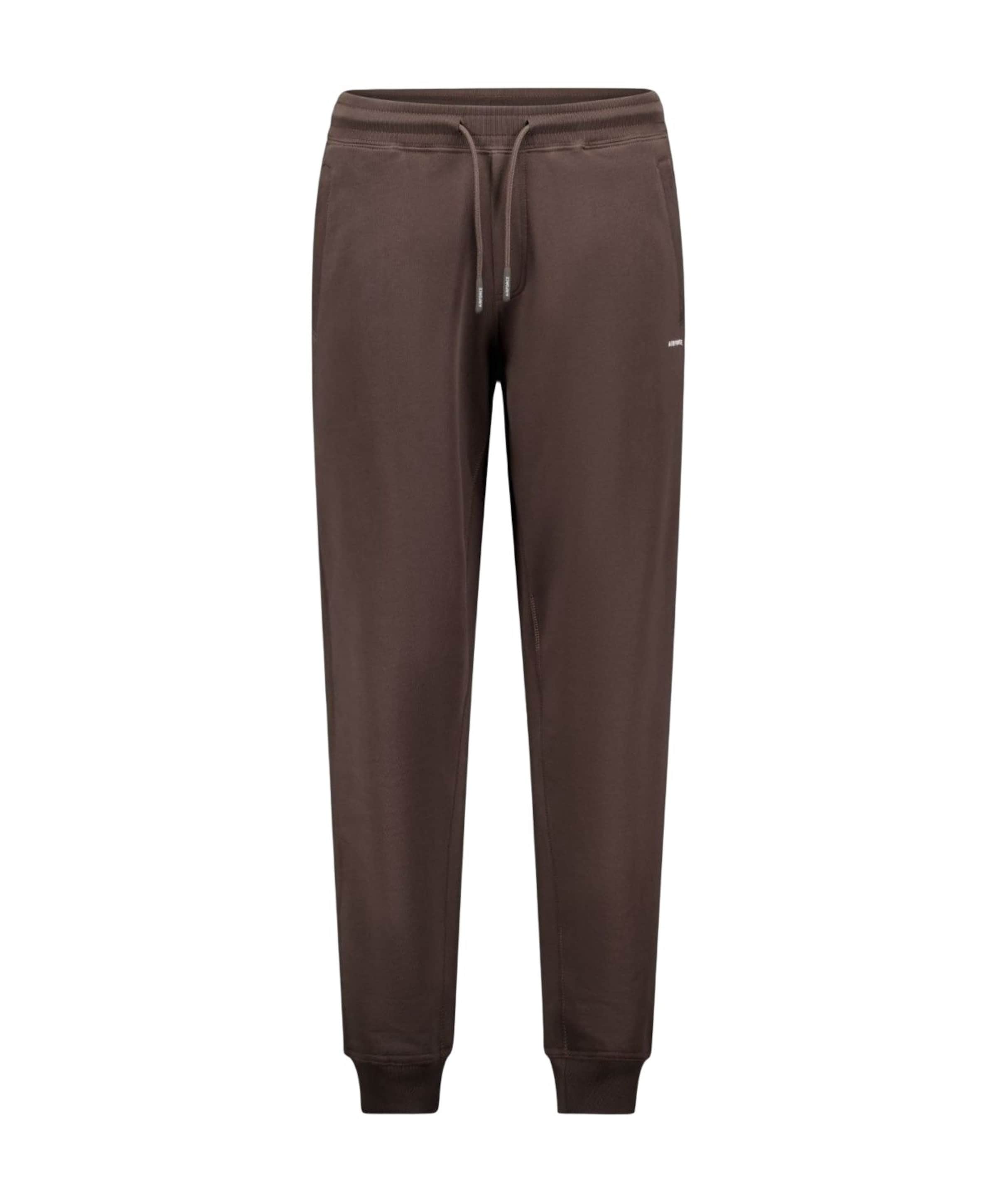 BASIC SWEAT PANTS heren broek bruin