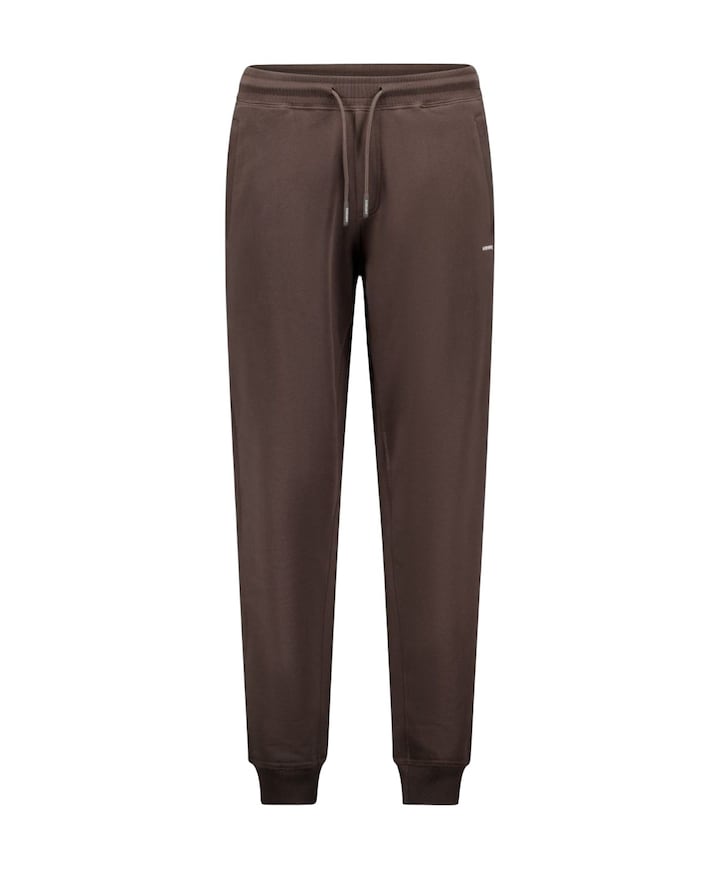 BASIC SWEAT PANTS heren broek bruin