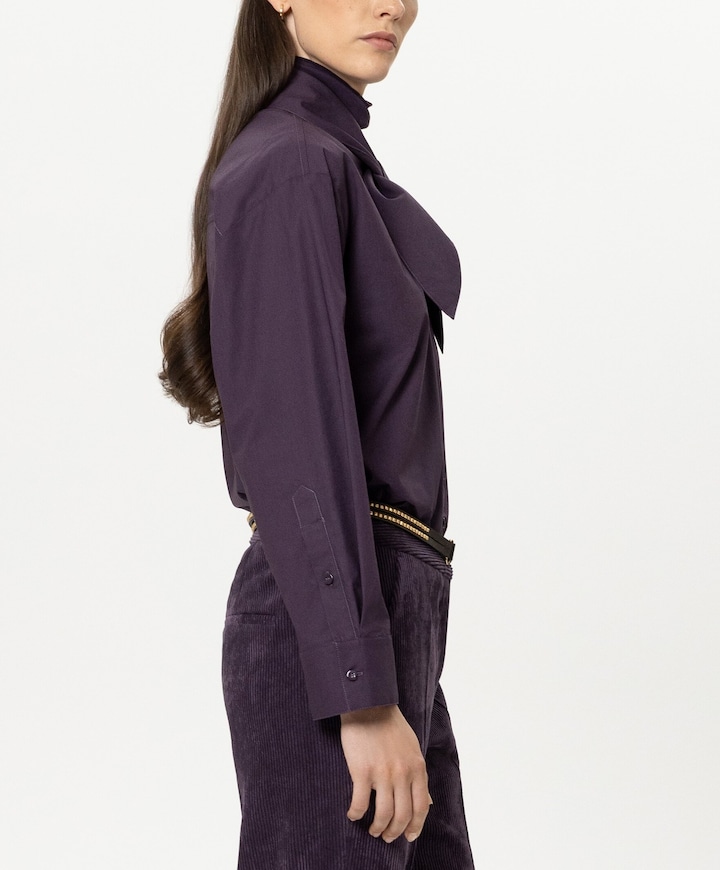 Dames blouse paars