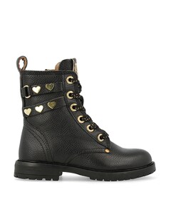mid boot laces boots zwart
