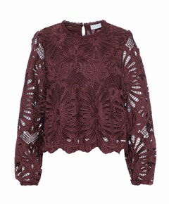 Dames blouse bordeaux
