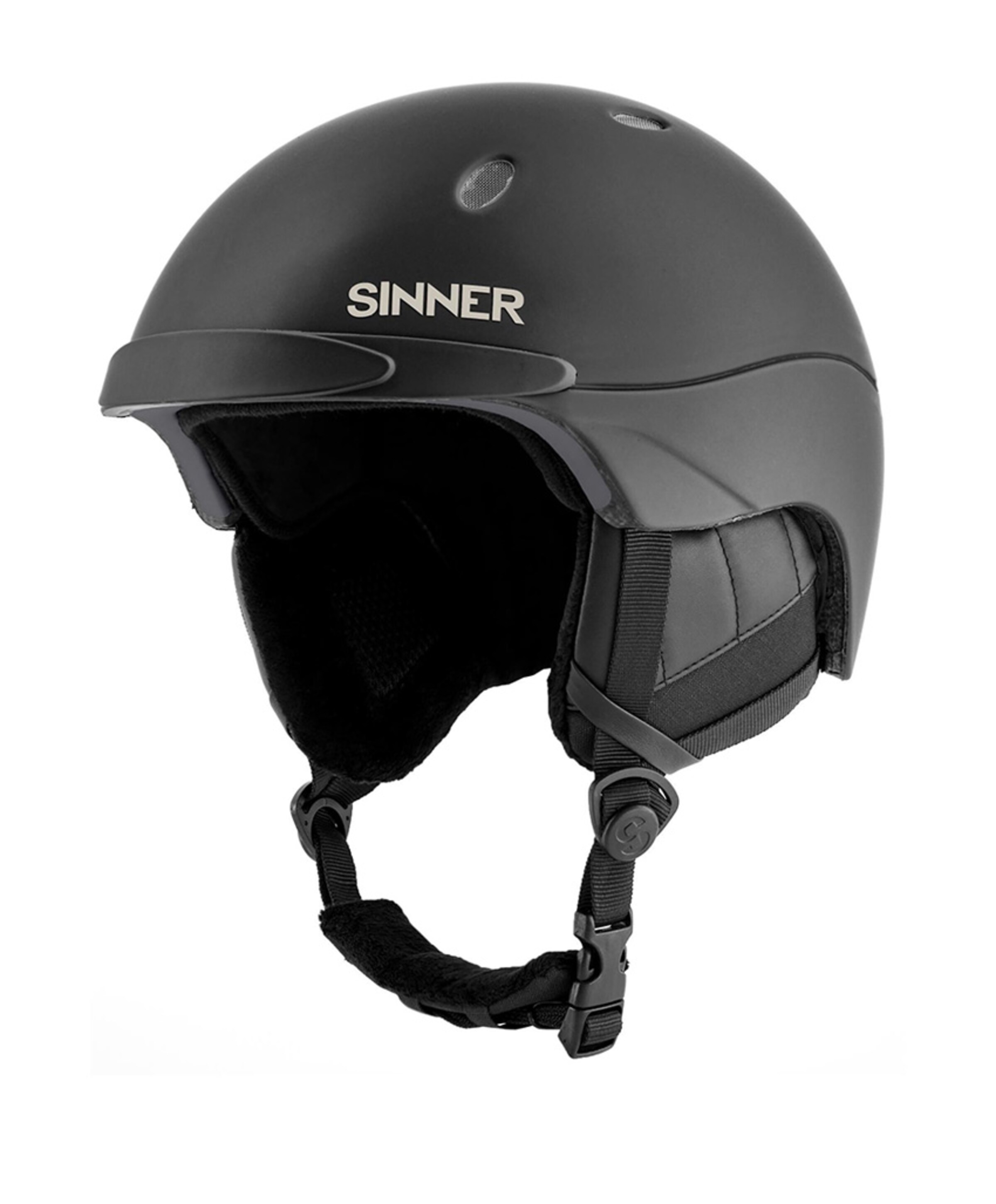 Skihelm uniseks zwart