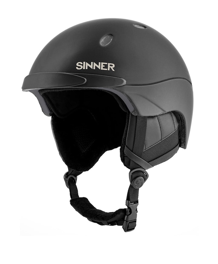 Skihelm uniseks zwart