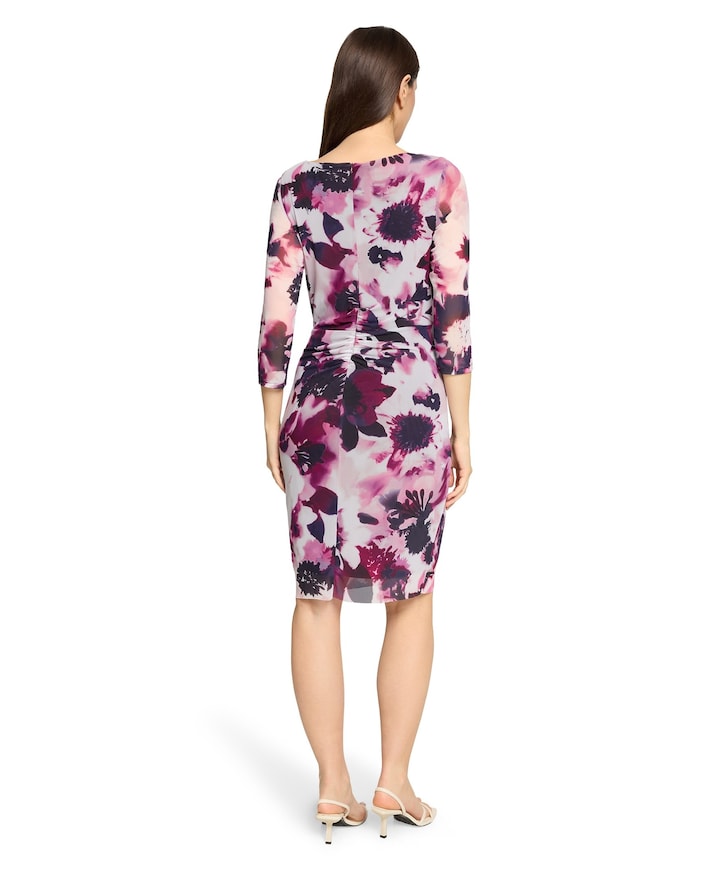 Dames jurk bordeaux
