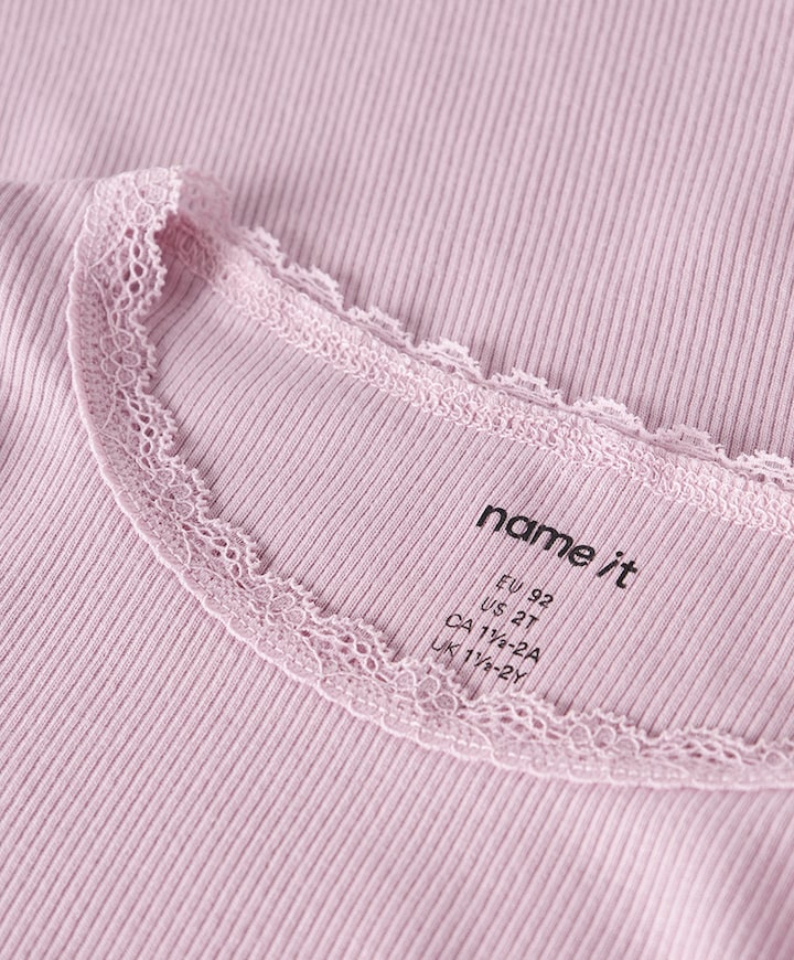 Meisjes longsleeve roze