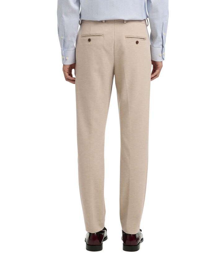 SLHSLIM-AITOR JERSEY TRS FLEX NOOS heren pantalon beige
