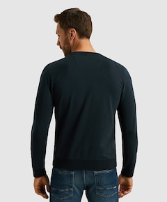 Heren sweater blauw