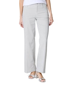Hose Wide leg Feminine dames broek ecru