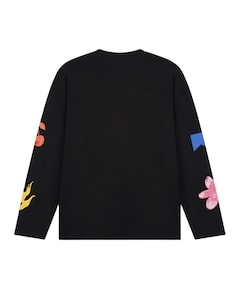 Heren longsleeve zwart