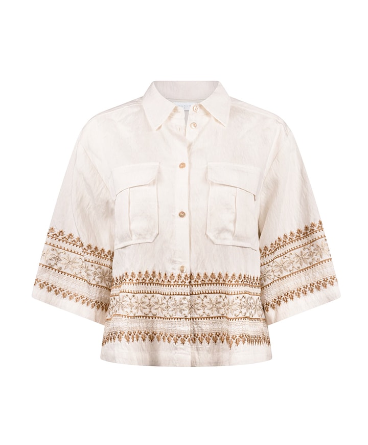 Dames blouse ecru
