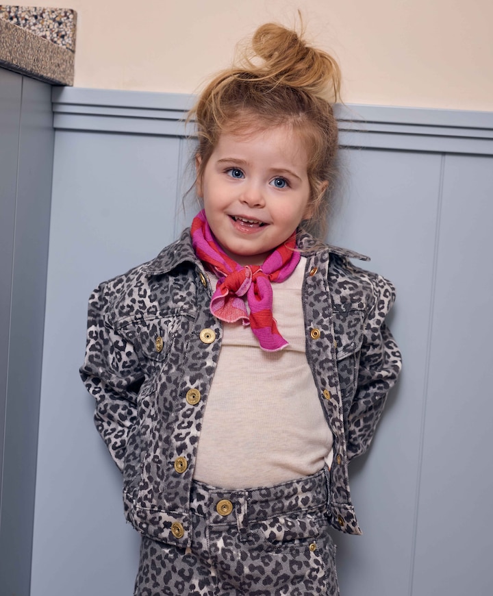 Meisjes longsleeve beige