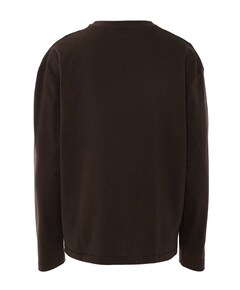 Heren longsleeve bruin