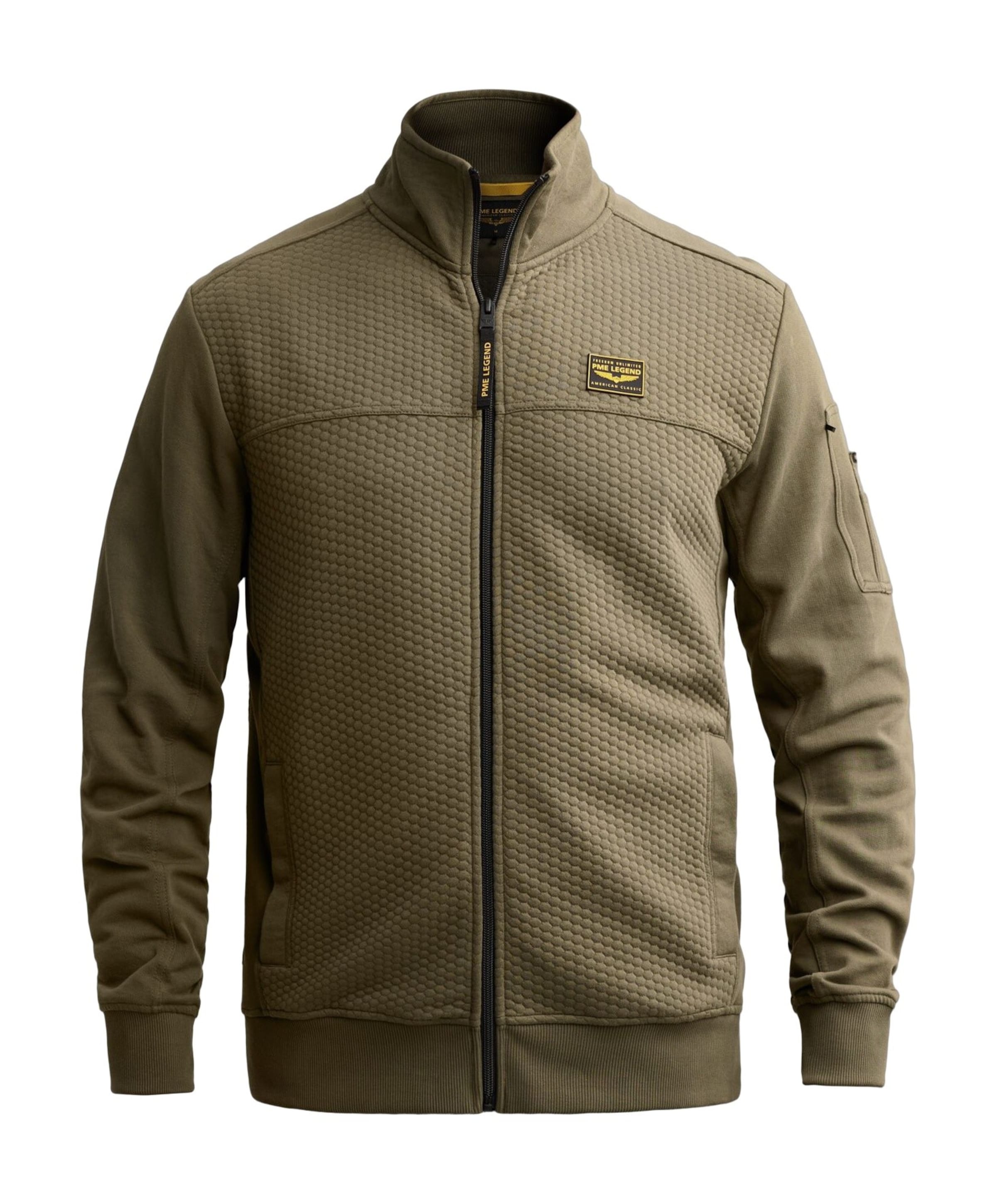 Heren vest groen