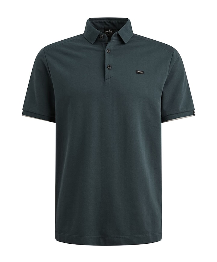 Heren polo blauw