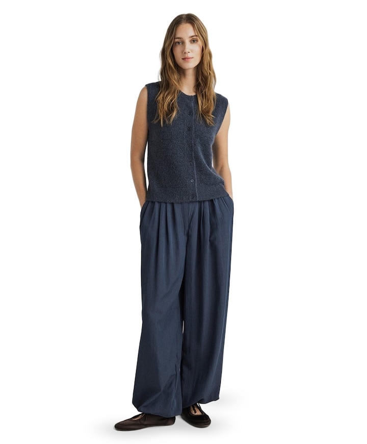 MSCHZinet Malanie dames broek blauw