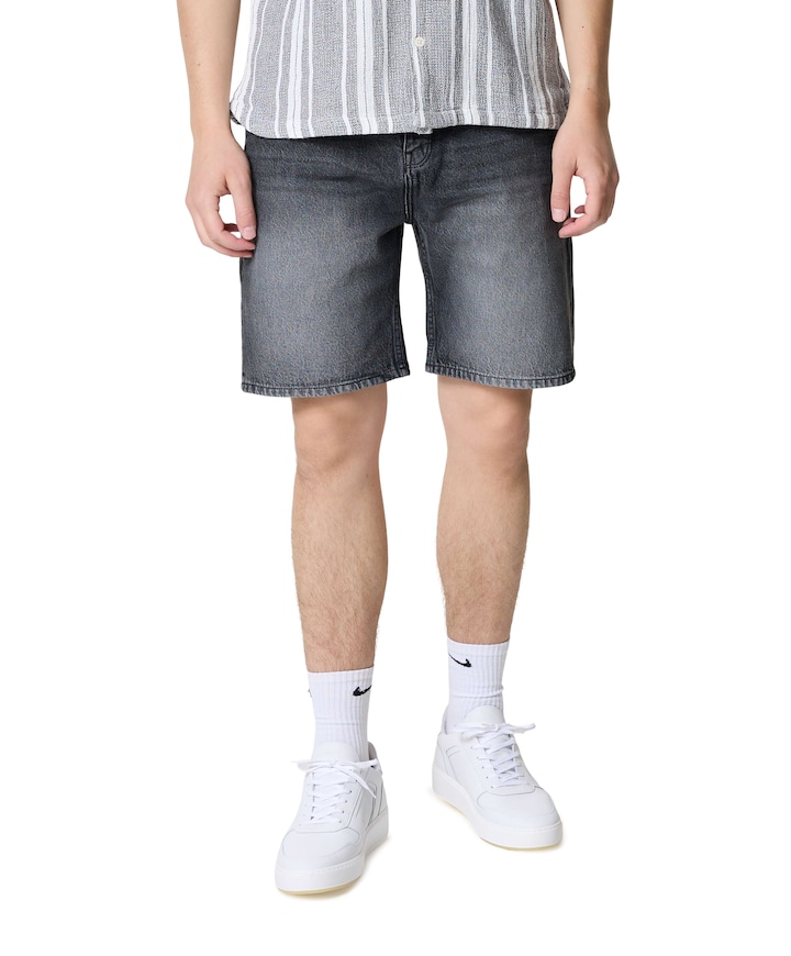 The Owen Regular Fit Shorts heren korte broek grijs