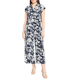 dames jumpsuit blauw