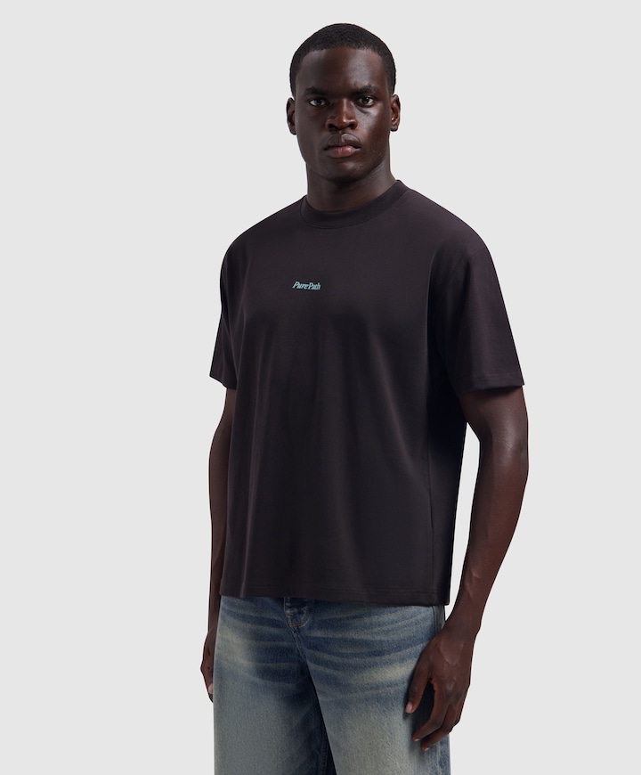 Heren T-shirt bruin