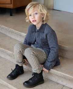 Jongens overhemd lange mouw grijs