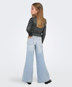 KOGCALIFORNIA MW WIDE FLARED AKM217 meisjes jeans blauw