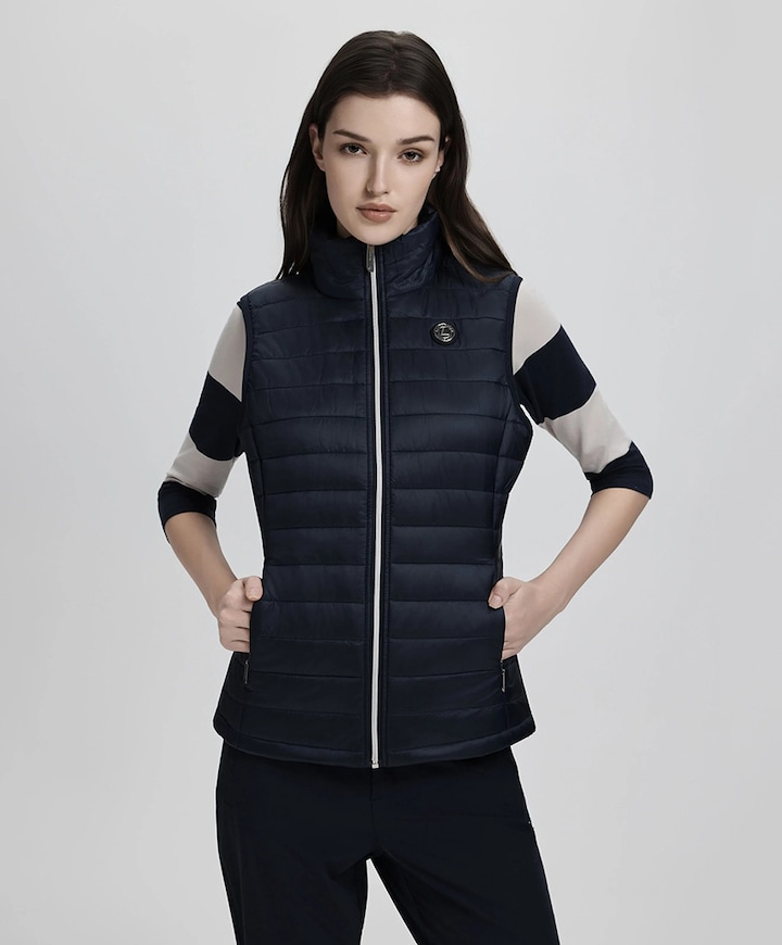 Dames bodywarmer blauw