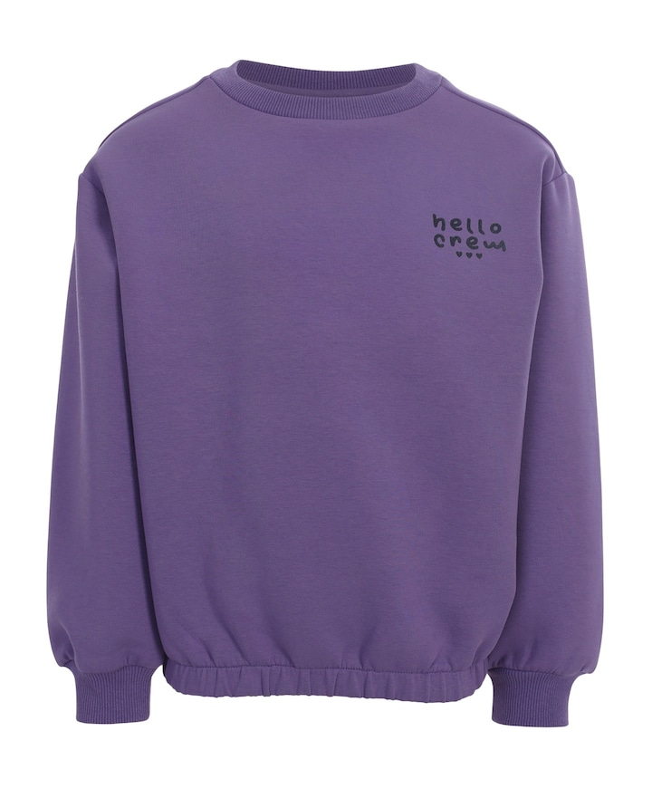 Meisjes sweater paars