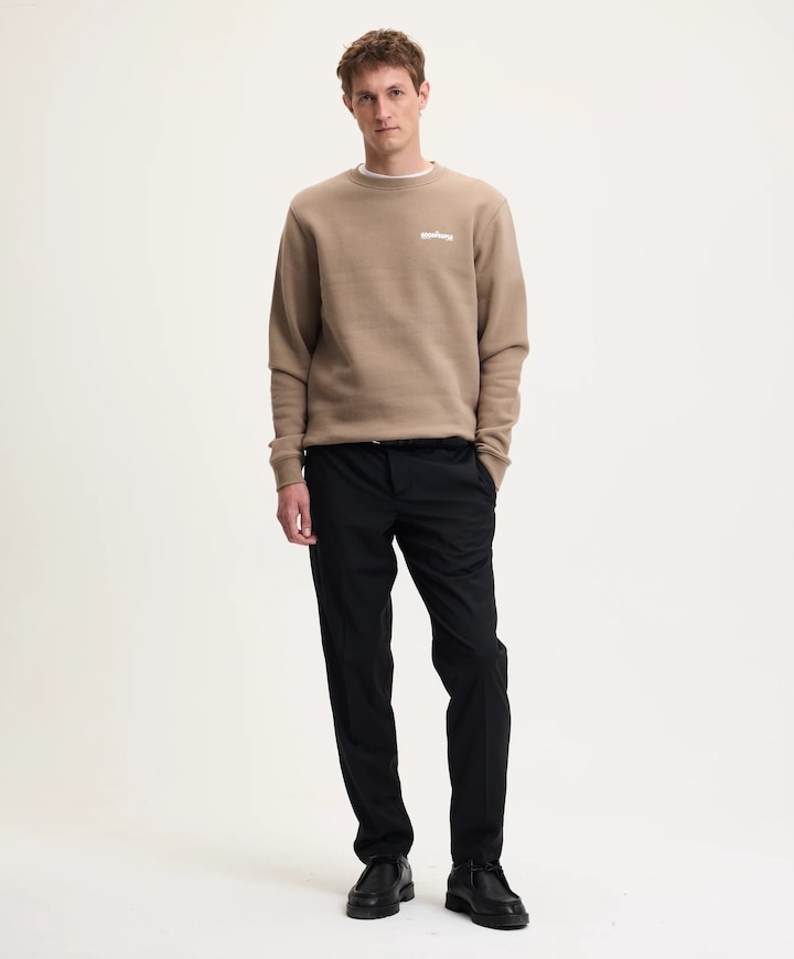 Heren sweater bruin