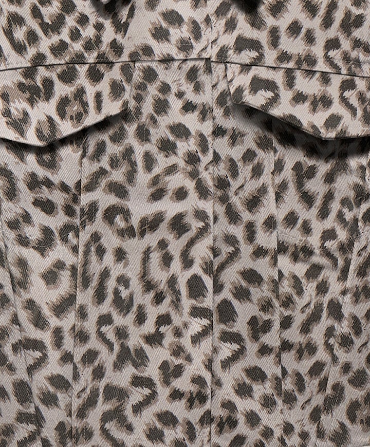 Meisjes spijkerjas beige